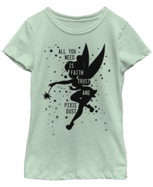 Big Girls Tinkerbell Tink Dust Short Sleeve T-shirt