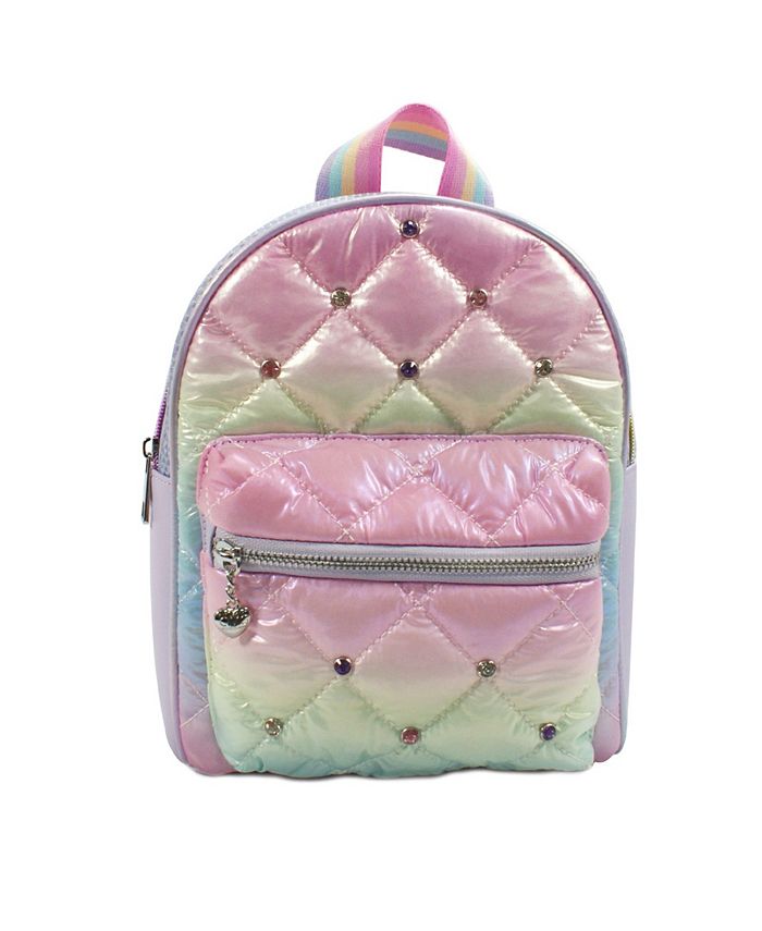 OMG! Accessories Ombre Quilted Puffy Mini Backpack - Macy's