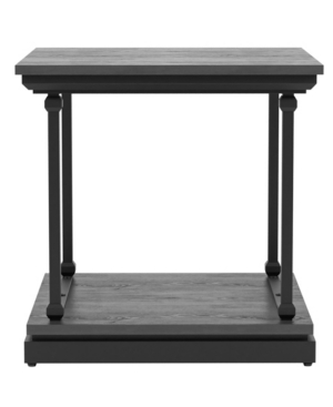 Shop Furniture Of America Grestin Open Shelf End Table In Silver