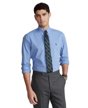 Polo Ralph Lauren Classic-Fit Checked Poplin Shirt