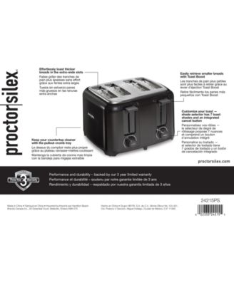 Wide Slot 4-Slice Toaster