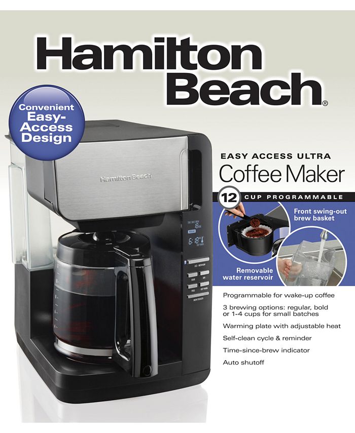 Hamilton Beach Easy Access Ultra Programmable 12Cup Coffee Maker Macy's