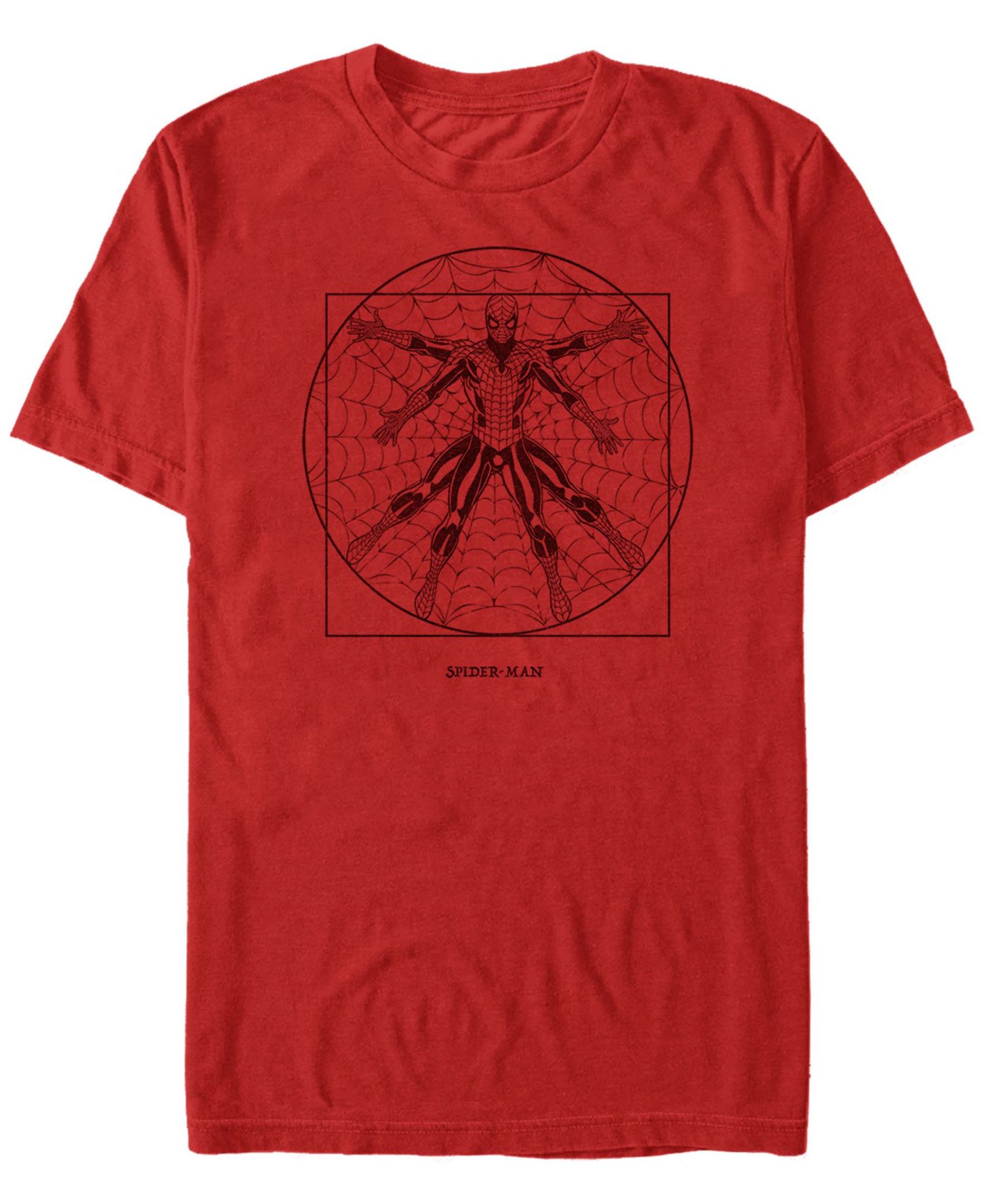 Men's Vitruvian Spider Short Sleeve Crew T-shirt