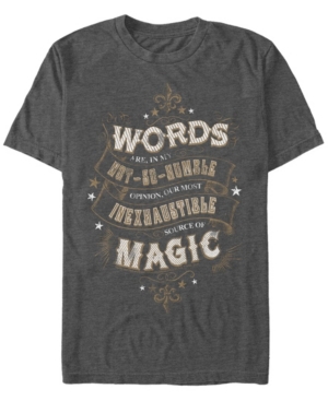 Fifth Sun Men's Humble Words Short Sleeve Crew T-shirt In Charcoal Heather