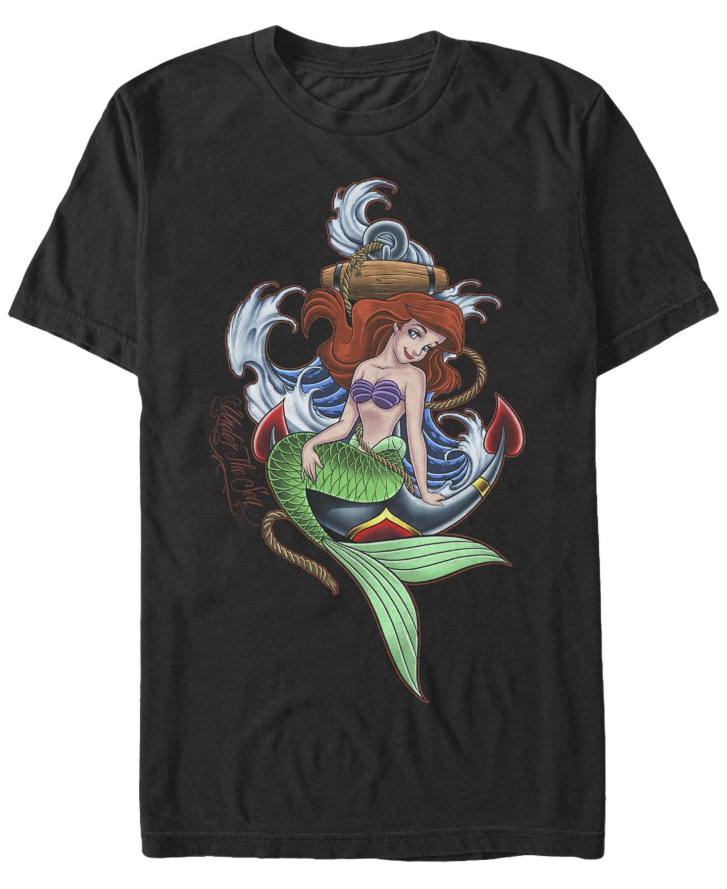 Мужская футболка Fifth Sun Under The Sea Short Sleeve Crew, цвет: Чёрный — фото 1