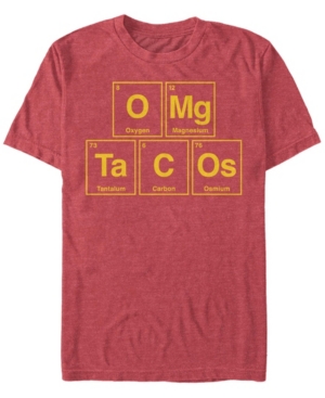Shop Fifth Sun Men's Omg Tacos Short Sleeve Crew T-shirt In Red Heather