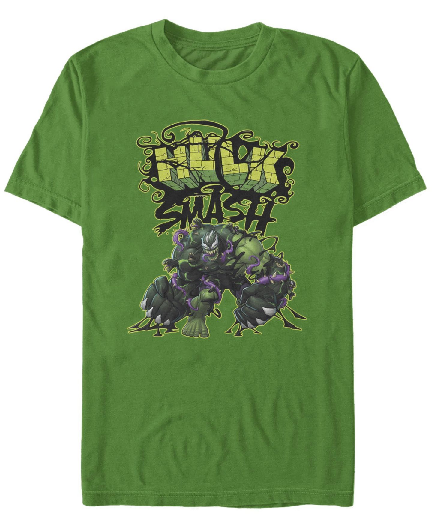 Мужская футболка Fifth Sun Venom Hulk Smash Short Sleeve Crew, цвет: Kelly — фото 1