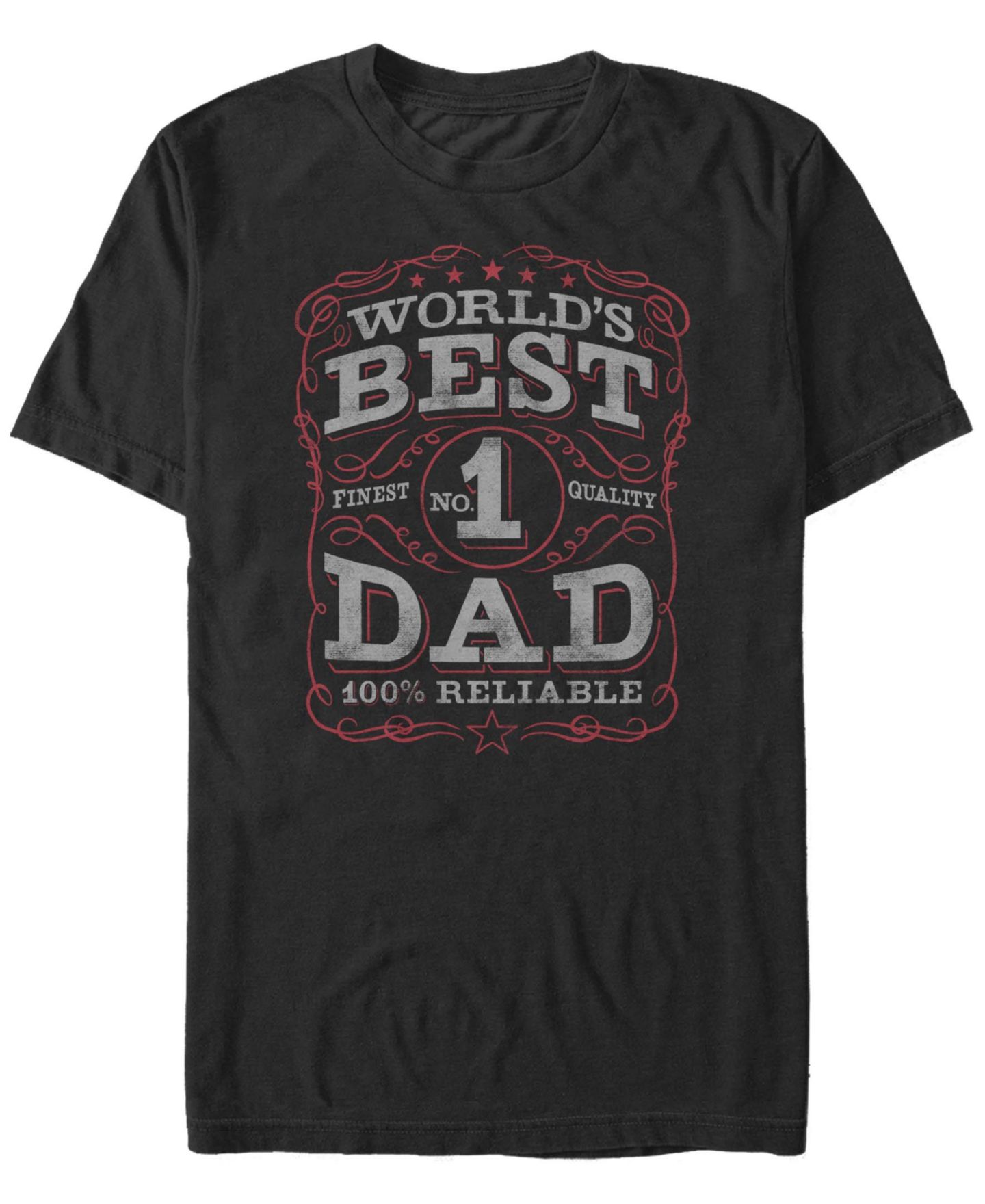 Мужская футболка Fifth Sun Worlds Best Short Sleeve Crew, цвет: Чёрный — фото 1