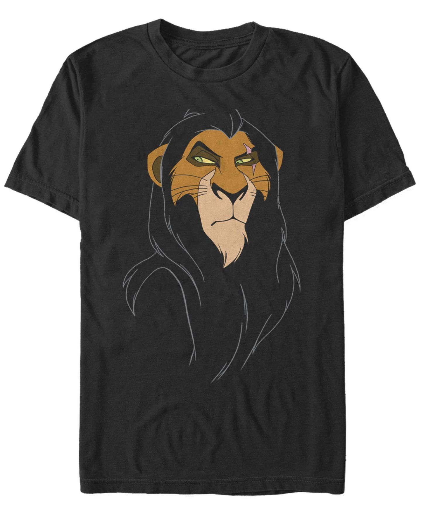 Мужская футболка Fifth Sun Big Face Scar Short Sleeve Crew, цвет: Чёрный — фото 1