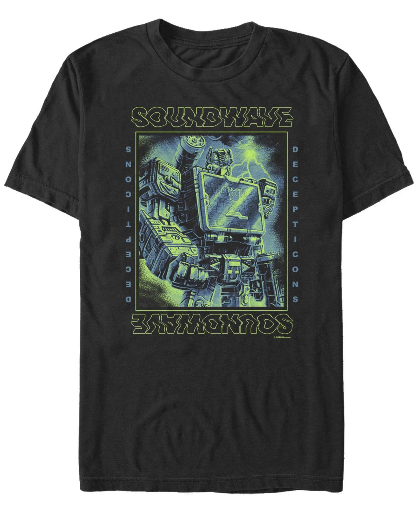 Мужская футболка Fifth Sun Soundwave Short Sleeve Crew, цвет: Чёрный — фото 1