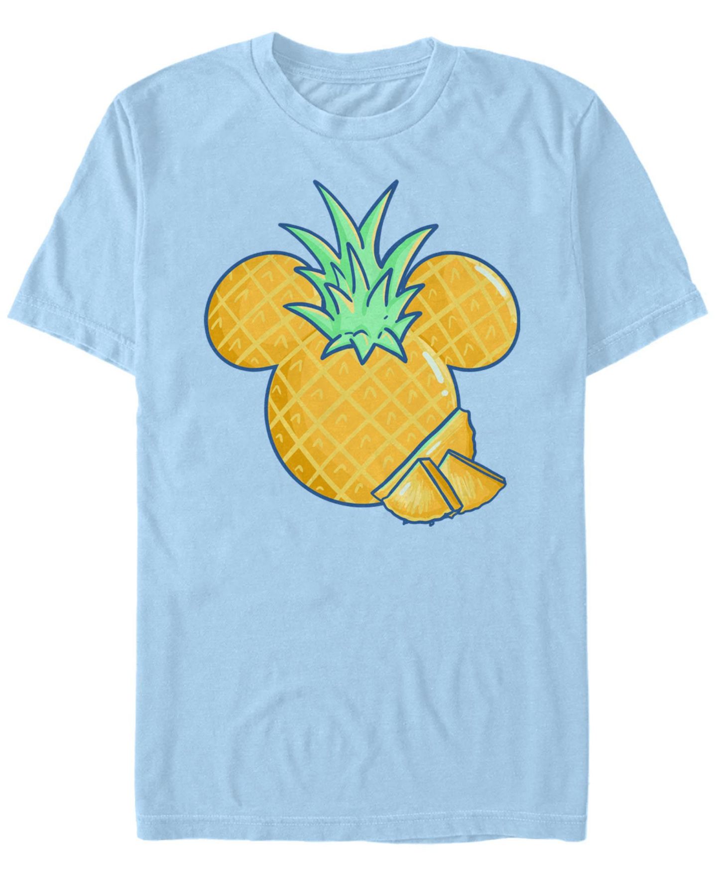 Мужская футболка Fifth Sun Pineapple Short Sleeve Crew, цвет: Светлый синий — фото 1