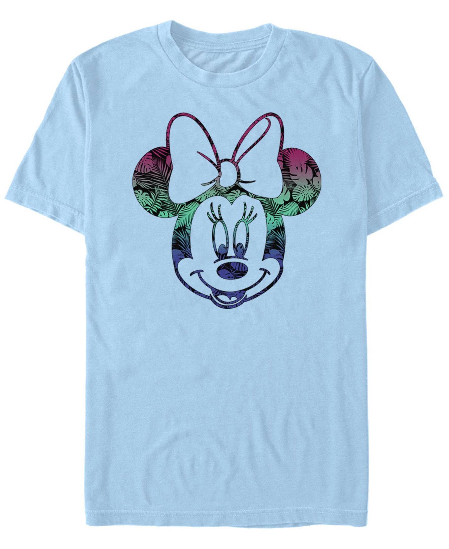Мужская футболка Fifth Sun Tropic Fill Minnie Short Sleeve Crew, цвет: Светлый синий — фото 1