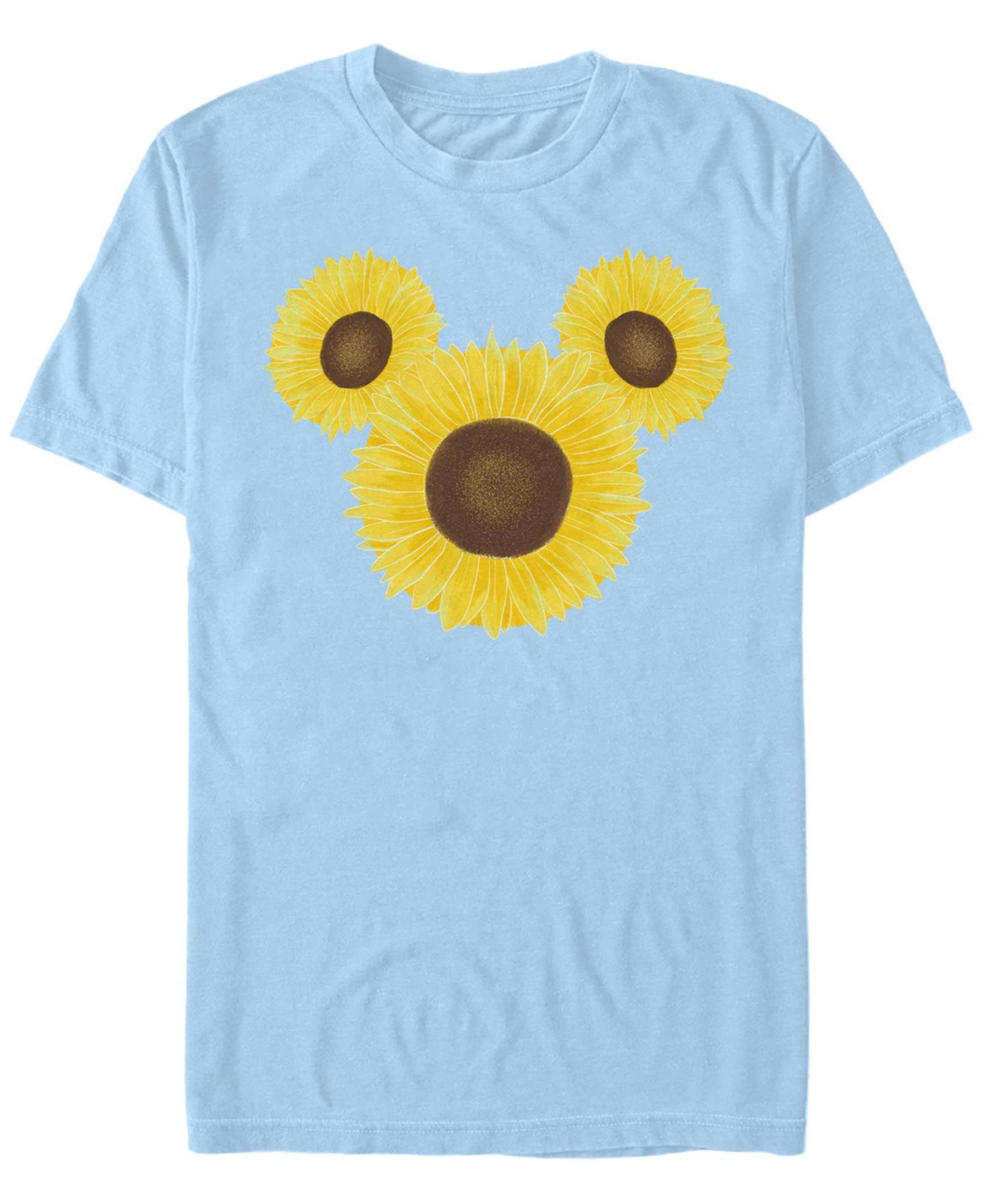 Мужская футболка Fifth Sun Mickey Sunflower Short Sleeve Crew, цвет: Светлый синий — фото 1