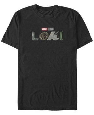 Fifth Sun Men's Loki Logo Short Sleeve Crew T-shirt In Black
