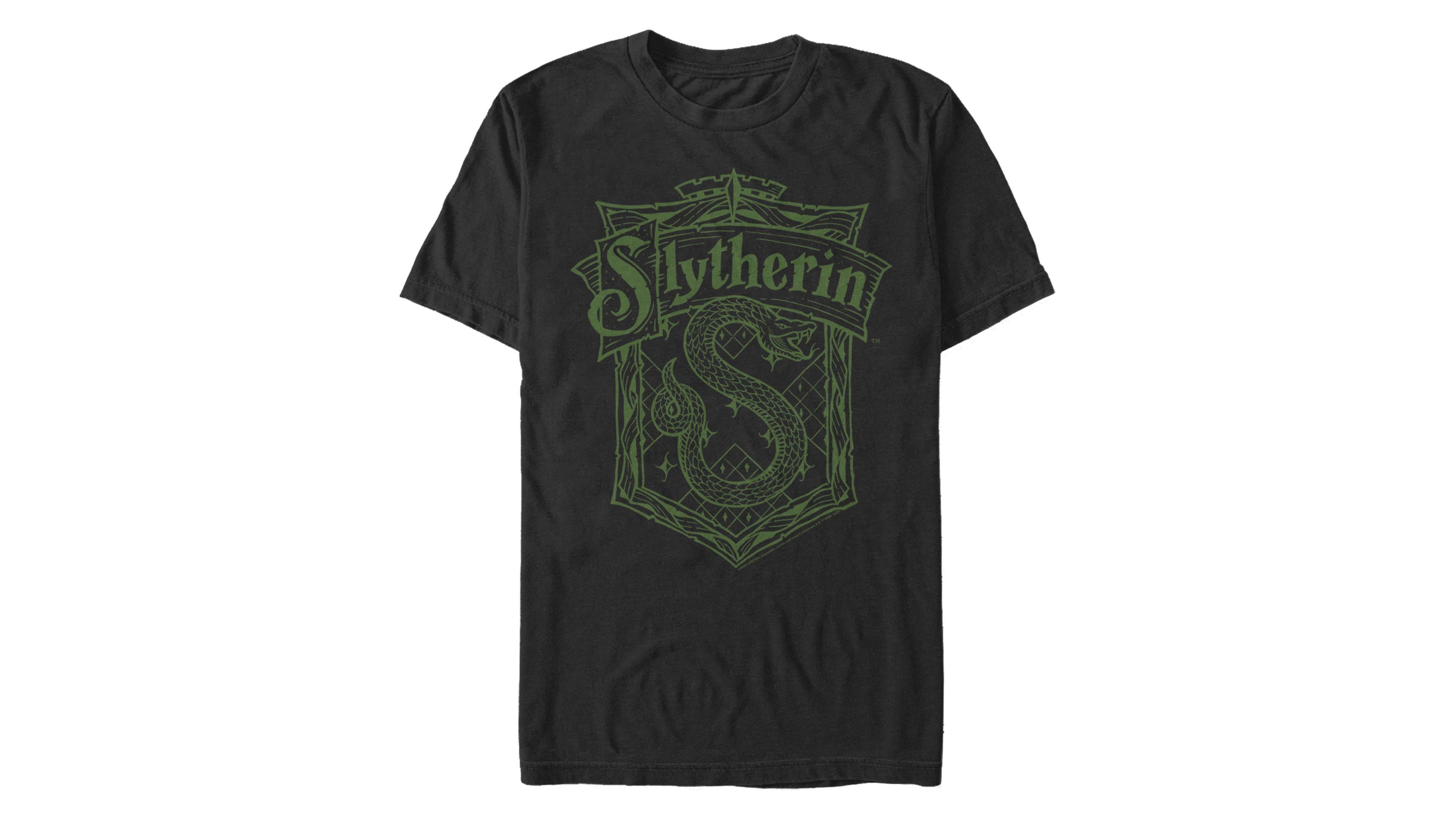 Fifth Sun Men's Slytherin Crest Short Sleeve Crew T-shirt