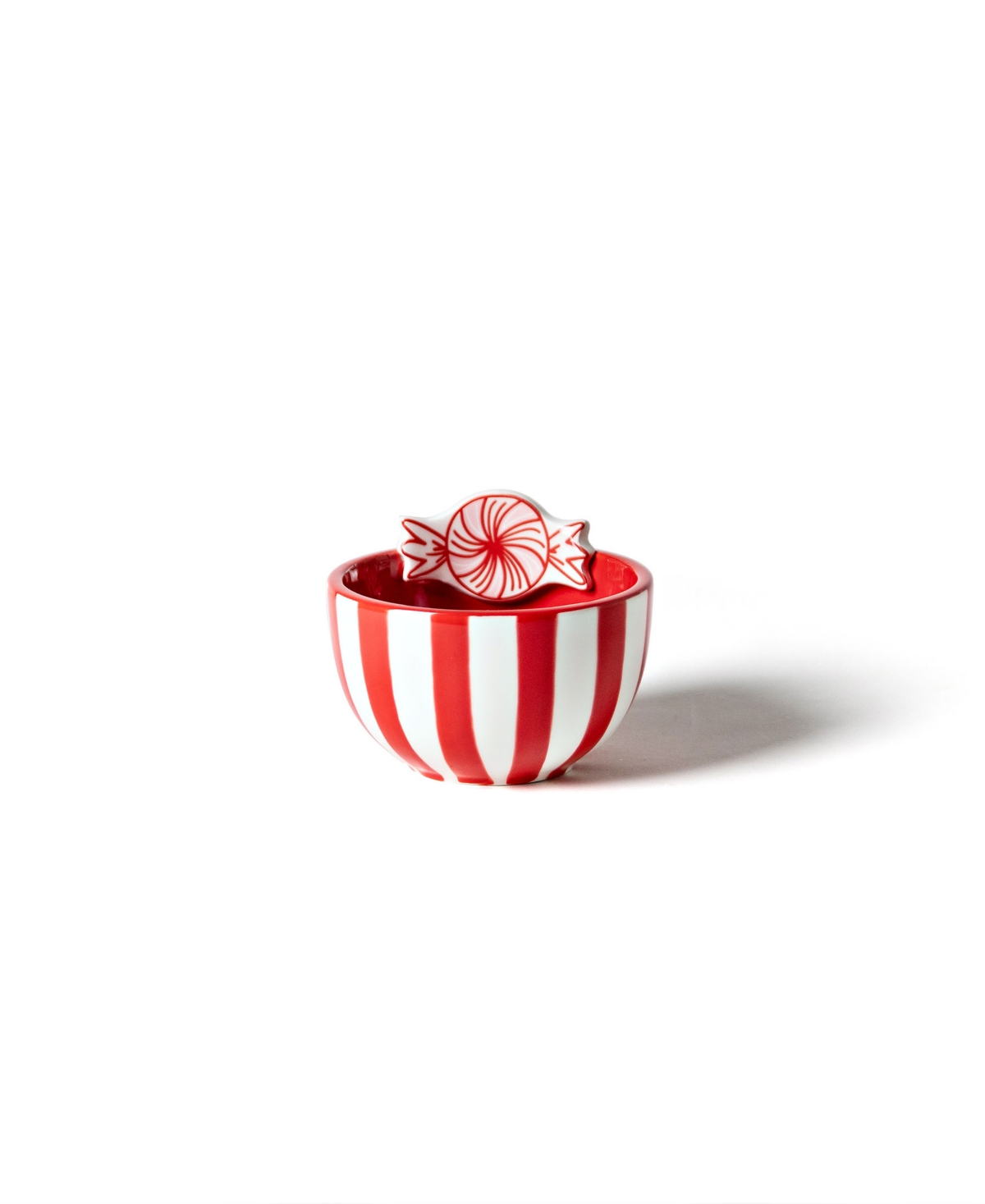 by Laura Johnson Peppermint Embellishment Bowl - Red
