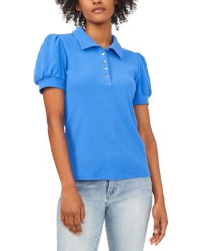 Riley & Rae Tobi Puff-Sleeve Polo Shirt Created for Macy's
