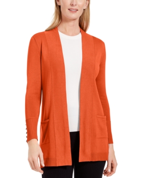 Jm Collection Open-Front Cardigan Created for Macy's
