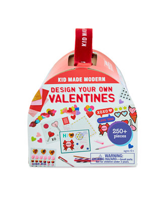 Kid Made Modern Design Your Own Valentines Kit 24 DIY Valentines Day Cards