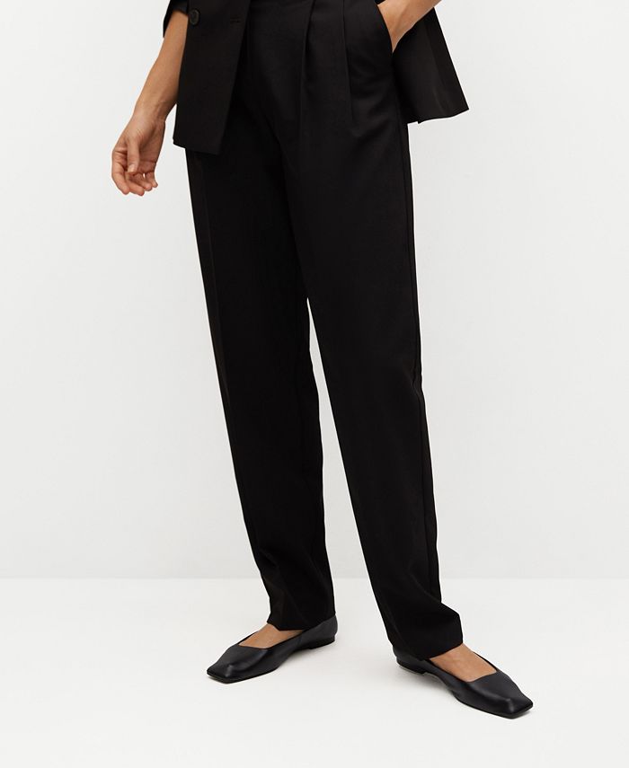 Pleated suit pants - Women