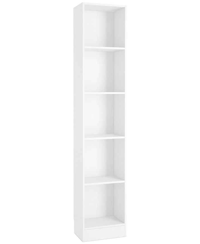 Tvilum Berkley ReadytoAssemble Tall Narrow Bookcase Macy's