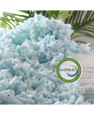 Clara Clark Shredded Memory Foam Pillow, King, Set of 4