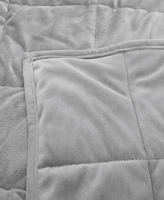 Sedona House Silky Velvet Weighted Adults Blanket 15 lb, 60" x 80