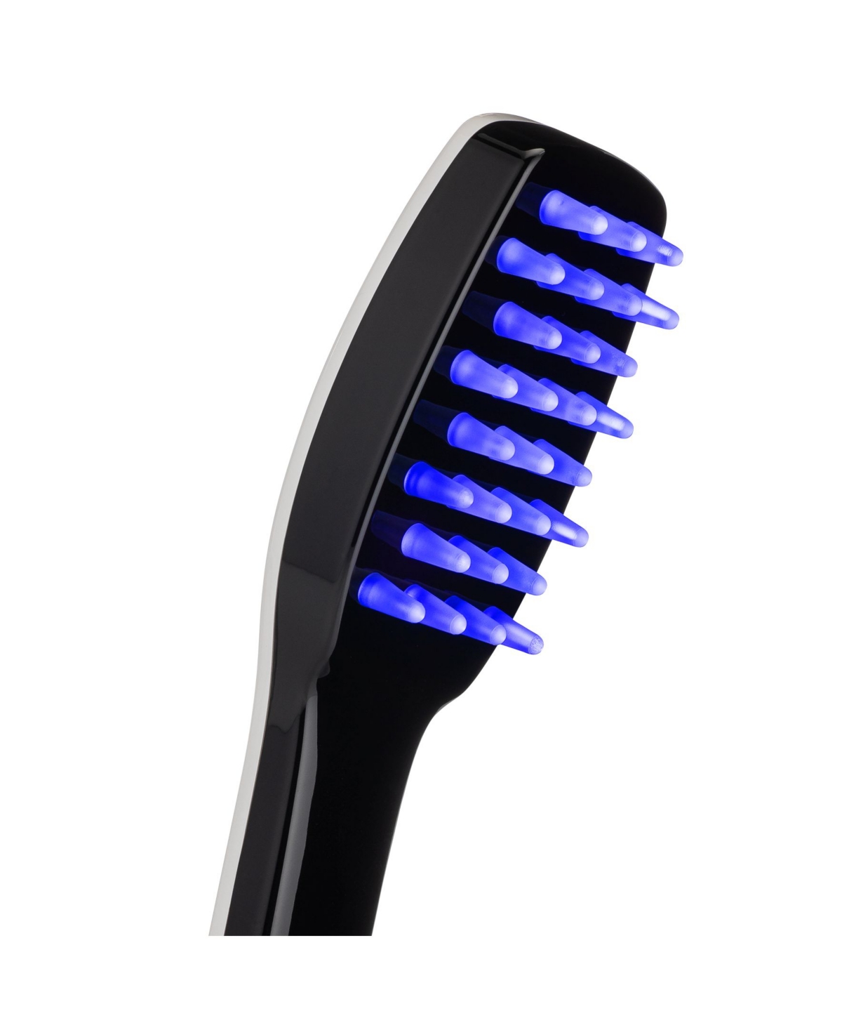 Intensive Hair and Scalp Led Light Therapy Hair Brush - Black, White