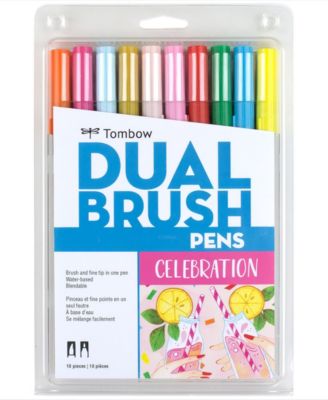 Tombow Dual Brush Pen Art Markers, 10-Pack