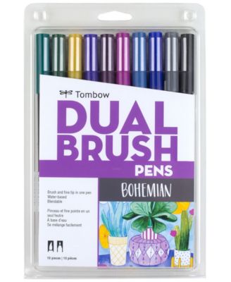 Tombow Dual Brush Pen Art Markers, 10-Pack