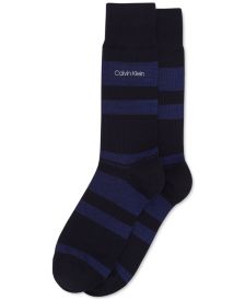 Men's Shaded Texture Dress Crew Socks