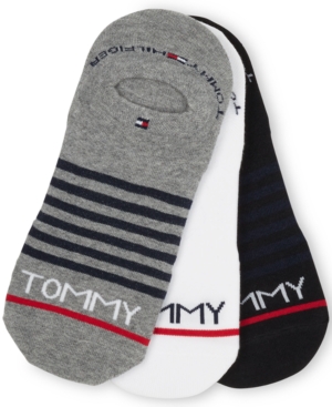 Tommy Hilfiger Men's 3-Pk Sneaker Liner Socks