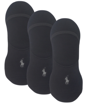 Polo Ralph Lauren Men's 3-Pk Sneaker Liner Socks