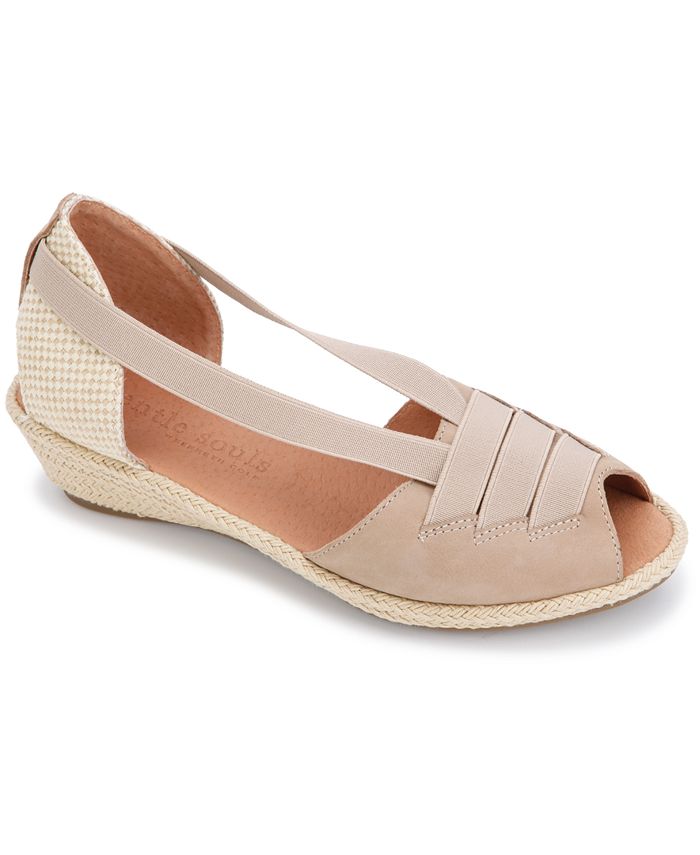 Gentle Souls By Kenneth Cole Women's Luci Wedge Sandals - Macy's