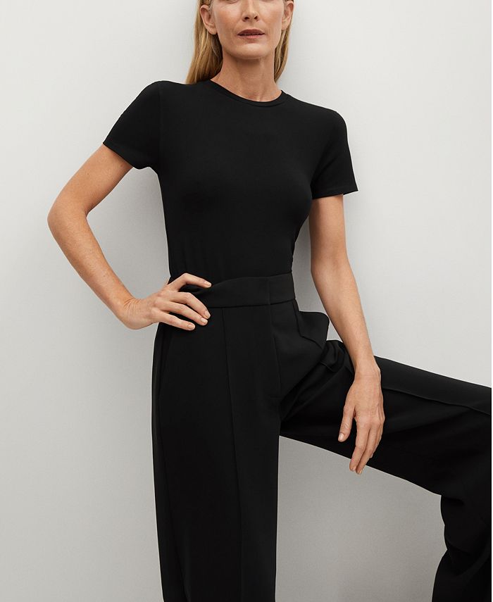 mango dart palazzo trousers