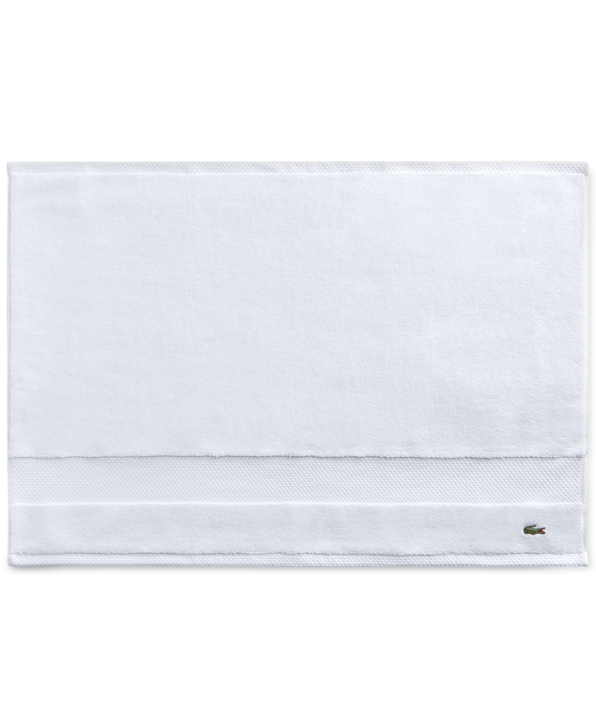 Lacoste Home Heritage Anti-Microbial Supima Cotton Tub Mat, 21