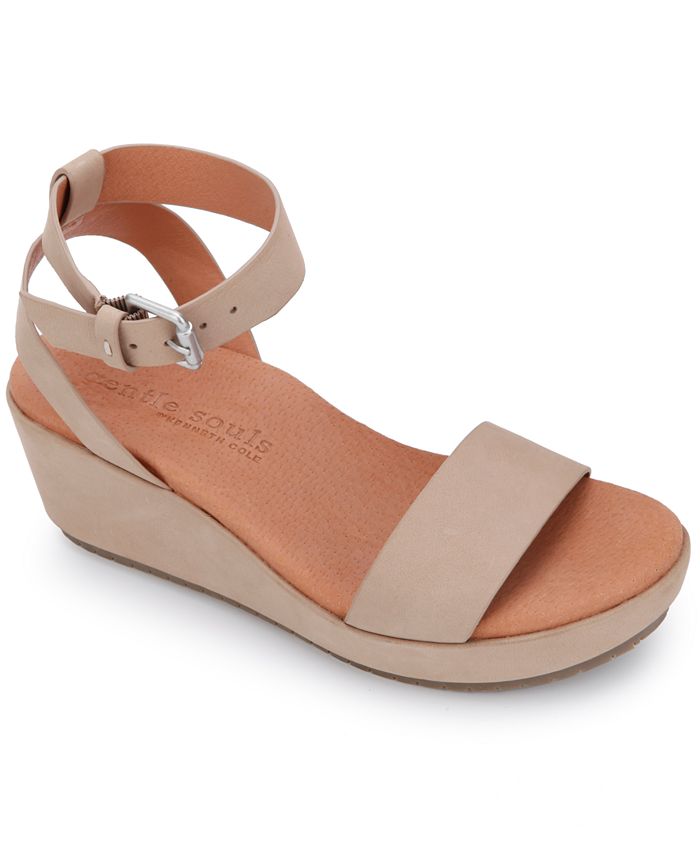 Gentle Souls By Kenneth Cole Women s Morrie Wedge Sandals Macy s
