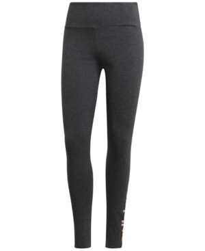 adidas Women's Linear-Logo Full Length Leggings
