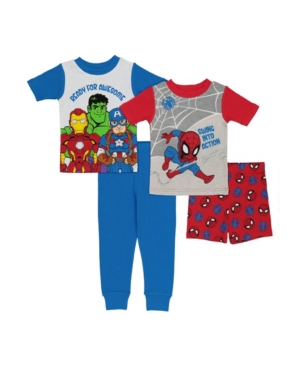 Marvel Toddler Boys Cotton 4 Piece Set