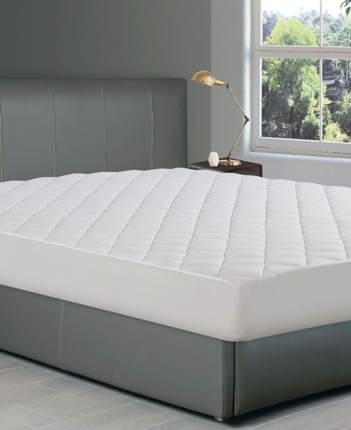 12327858 All-In-One Cooling Bamboo Fitted Mattress Pad, Kin sku 12327858