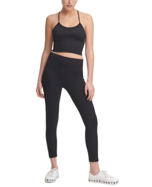 Dkny Sport Seamless High-Rise 7/8 Length Leggings