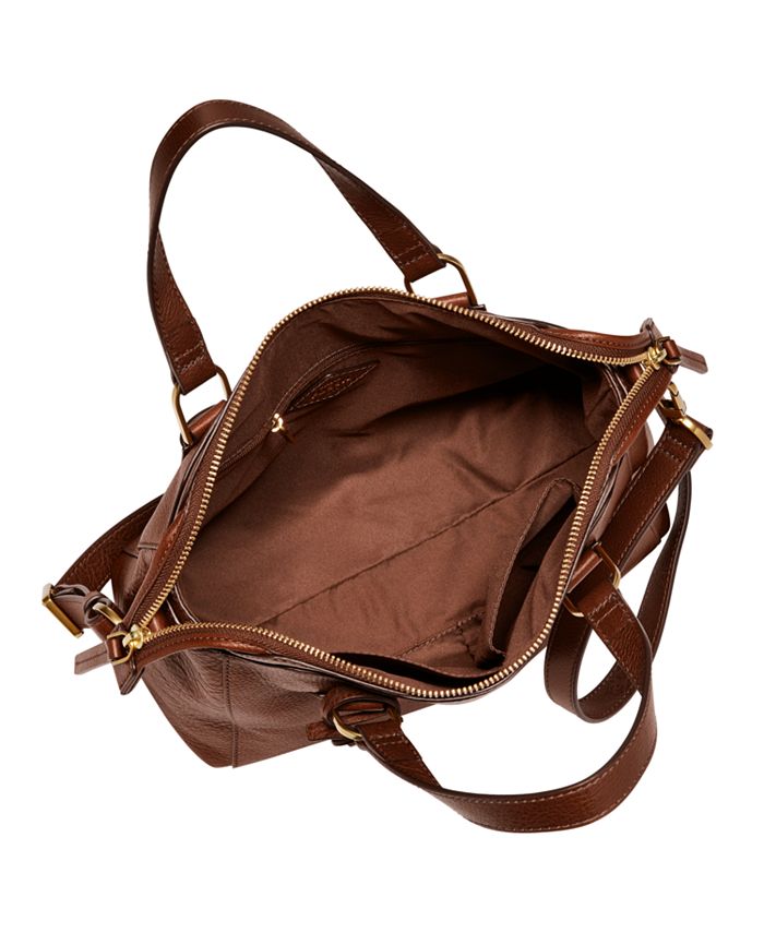 Fossil Jacqueline Leather Satchel & Reviews - Handbags & Accessories ...