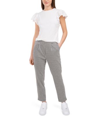Riley & Rae - Rue Gingham-Print Pants