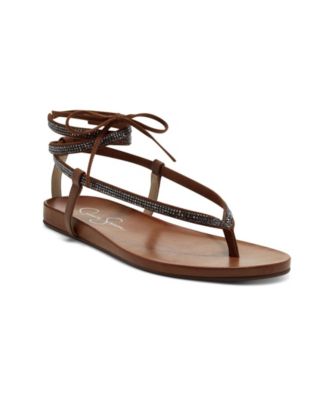Jessica Simpson Tylia Thong Flat In Caramel Caramel | Women Sandals