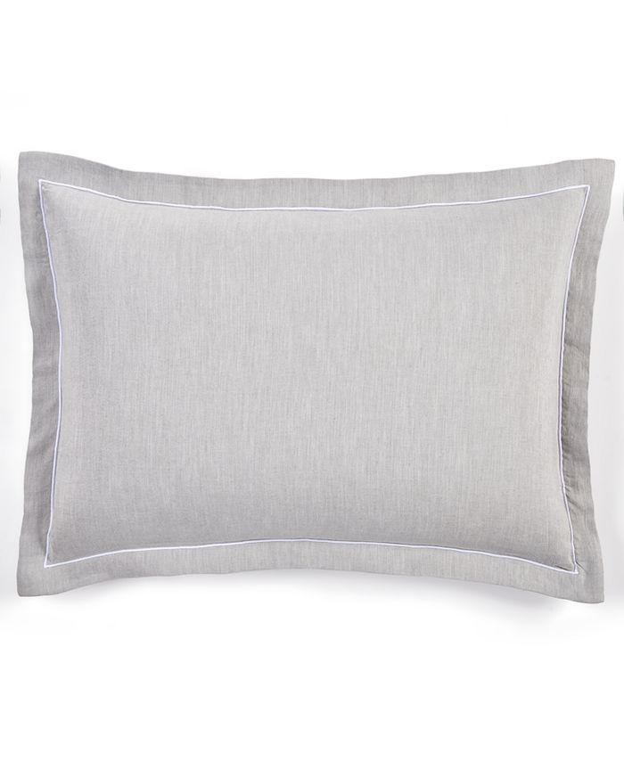 Hotel Collection Linen/Modal® Blend Sham, Standard, Created for Macy's ...