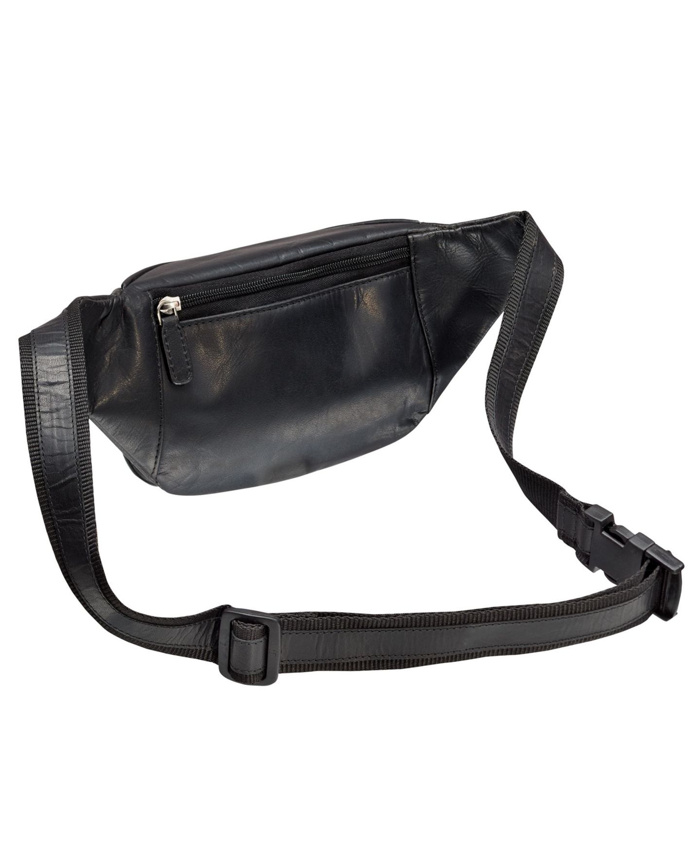Мужская сумка Mancini Classic Waist, цвет: Чёрный — фото 2