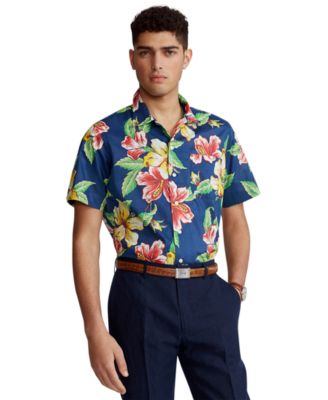 polo ralph lauren men's floral shirt