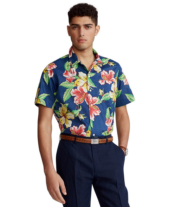 Polo Ralph Lauren Men's Classic-Fit Floral-Print Camp Shirt 