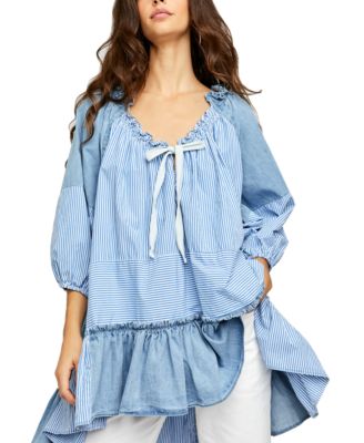 Free People - Keegan Ruffled-Hem Tunic