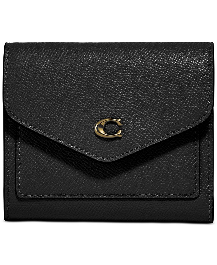 COACH Crossgrain Leather Wyn Small Wallet - Macy's